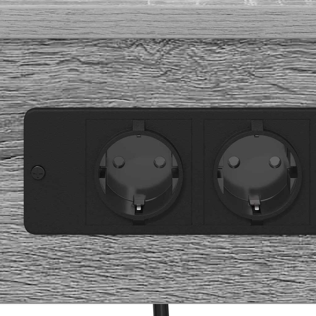 Bedside Cabinet Grey Sonoma 41 x 31 x 51 cm Engineered Wood