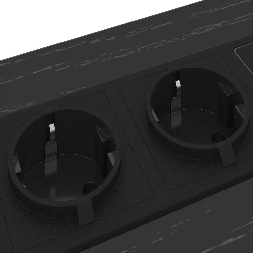 Bedside Cabinet 2 pcs Black Oak 41 x 31 x 51 cm Engineered Wood