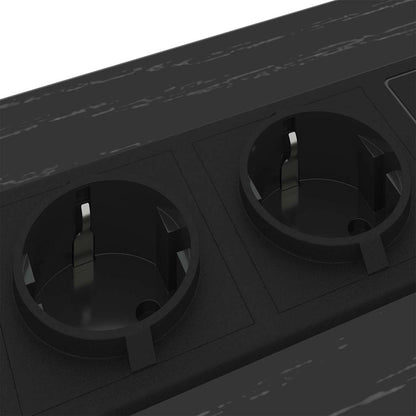 Bedside Cabinet 2 pcs Black Oak 41 x 31 x 51 cm Engineered Wood