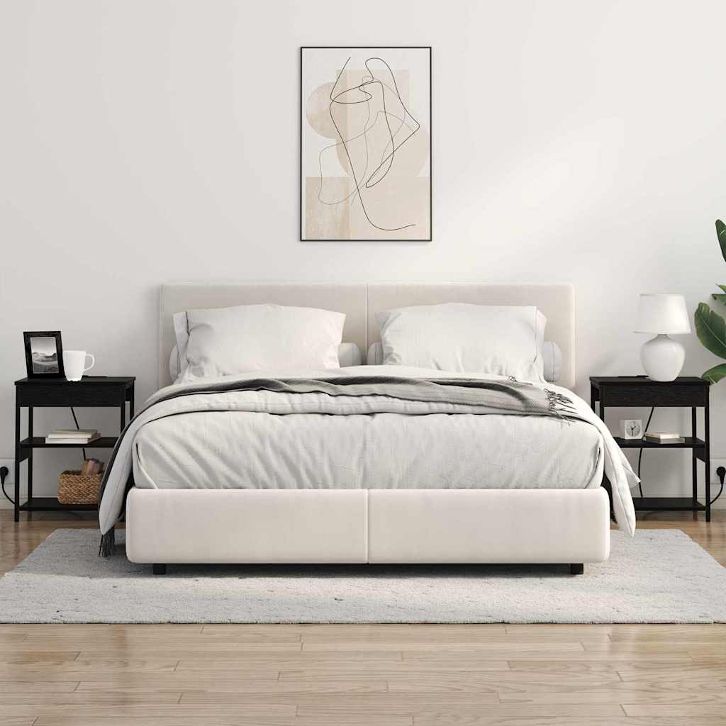 Bedside Cabinet 2 pcs Black Oak 41 x 31 x 51 cm Engineered Wood