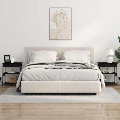 Bedside Cabinet 2 pcs Black Oak 41 x 31 x 51 cm Engineered Wood