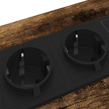 Bedside Cabinet Smoked Oak 41 x 31 x 51 cm Engineered Wood