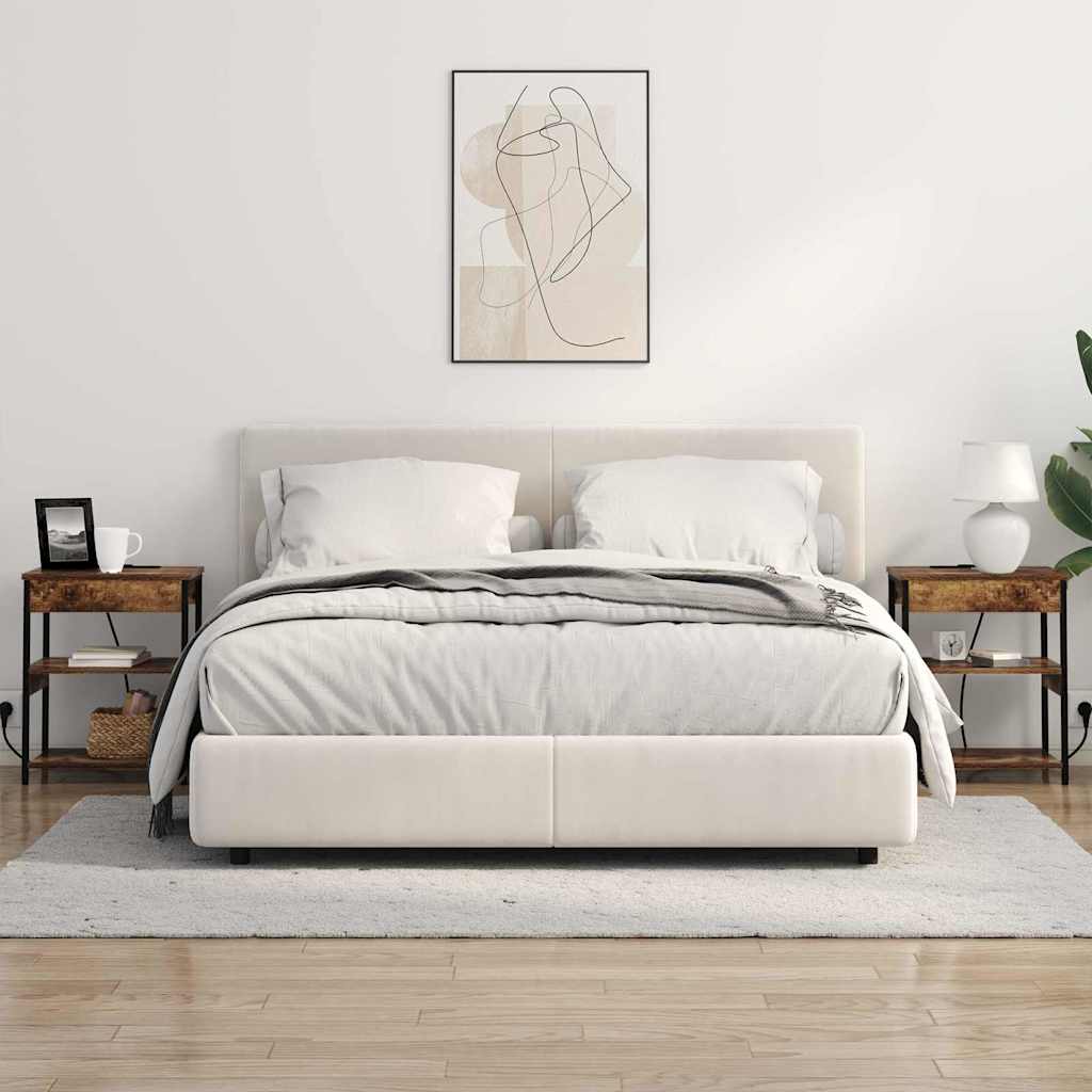 Bedside Cabinet Smoked Oak 41 x 31 x 51 cm Engineered Wood