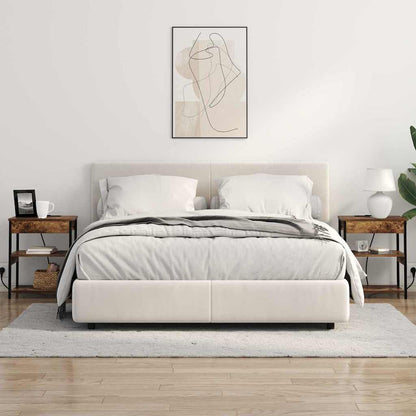 Bedside Cabinet Smoked Oak 41 x 31 x 51 cm Engineered Wood