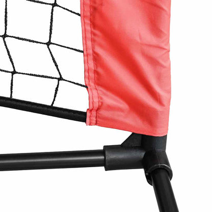 Tennis Net Folding Black and Red 494.5 x 90 x 87 cm Polyester