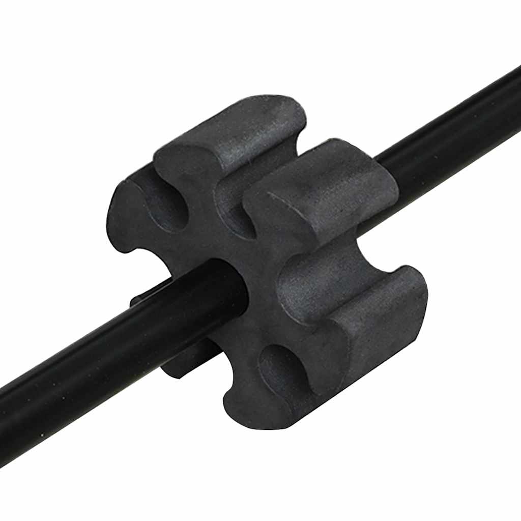 Tennis Net Folding Black and Red 494.5 x 90 x 87 cm Polyester