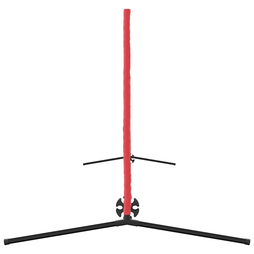 Tennis Net Folding Black and Red 494.5 x 90 x 87 cm Polyester