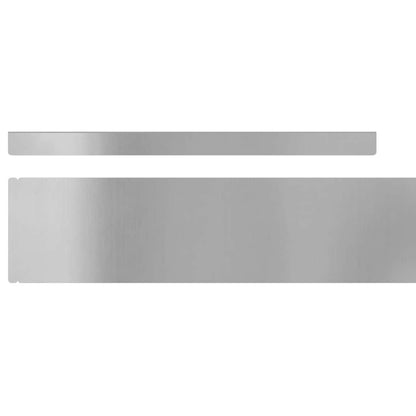 Lawn Edging Silver 450 x 0.05 x 10 cm Galvanised Steel