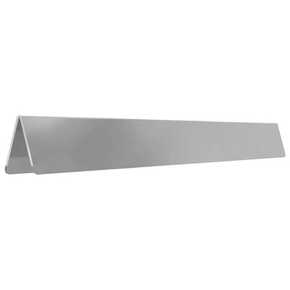 Lawn Edging 4 pcs Silver 450 x 0.05 x 10 cm Galvanised Steel