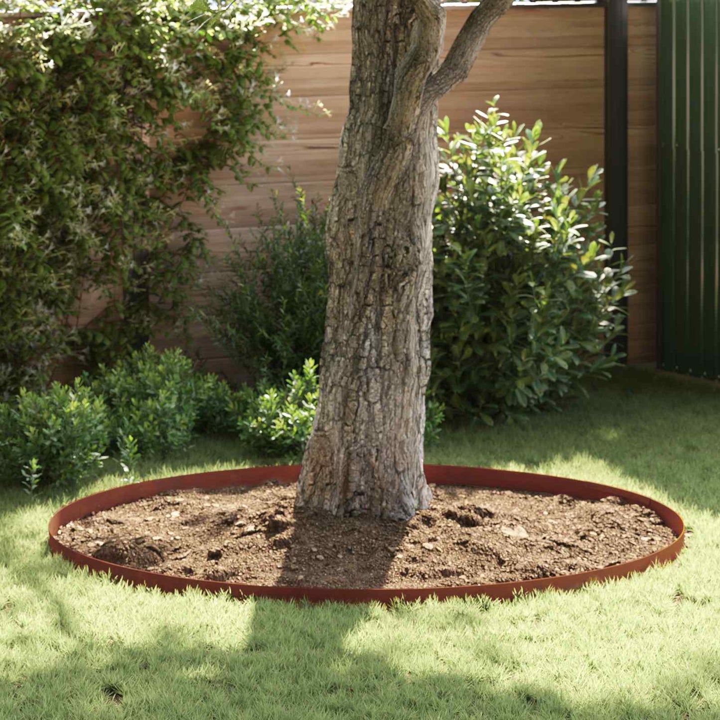 Lawn Edging 450 x 10 cm Weathering Steel Rusty