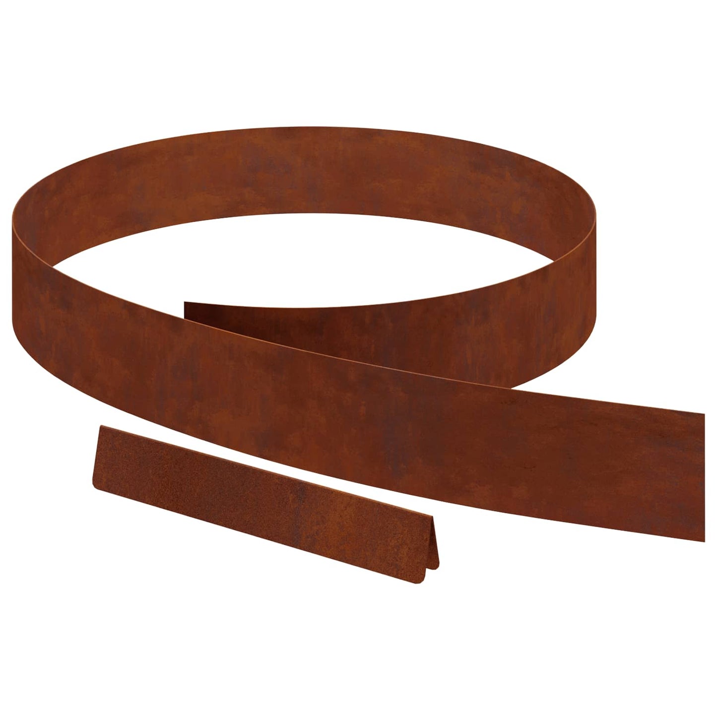 Lawn Edging 450 x 10 cm Weathering Steel Rusty