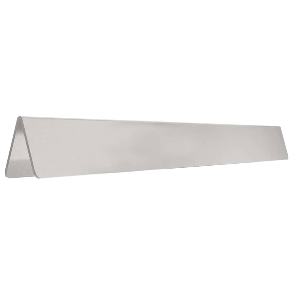 Lawn Edging 450 x 15 cm Stainless Steel Silver