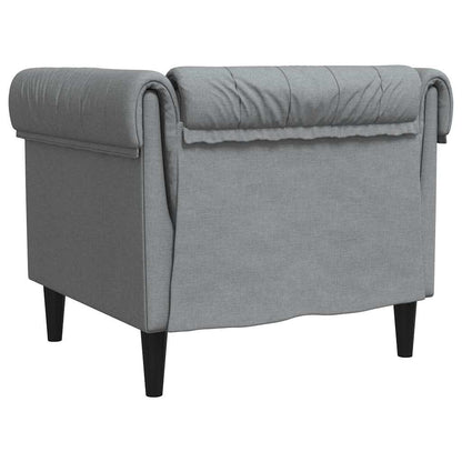 Sofa Light Grey 78.5 x 74.5 x 74.5 cm Polyester