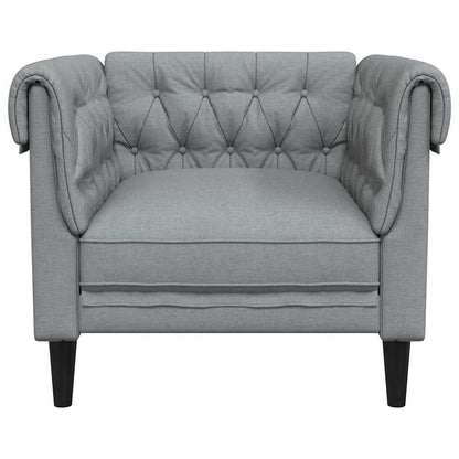 Sofa Light Grey 78.5 x 74.5 x 74.5 cm Polyester