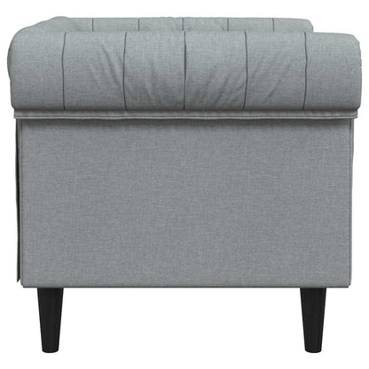 Sofa Light Grey 78.5 x 74.5 x 74.5 cm Polyester