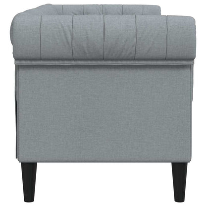 Sofa Light Grey 182.5 x 74.5 x 74.5 cm Polyester