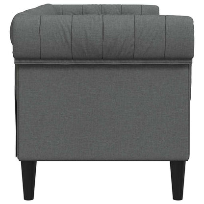Sofa Dark Grey 182.5 x 74.5 x 74.5 cm Polyester