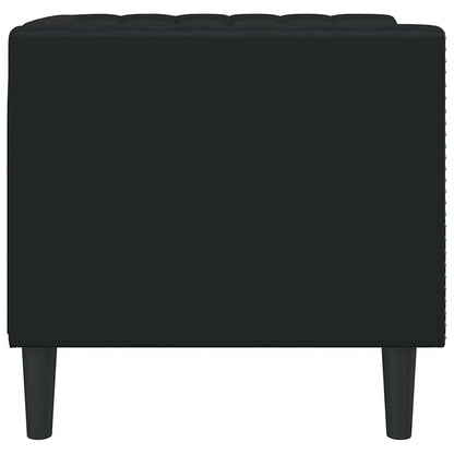Sofa Black 74.5 x 71 x 70.5 cm PVC