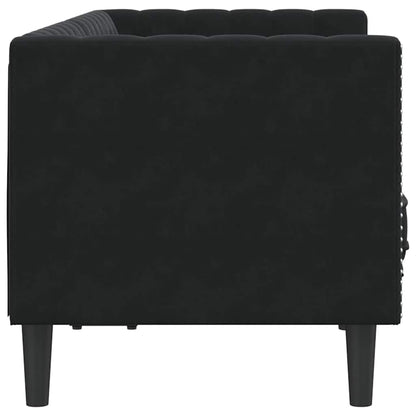 Sofa Black 174 x 74.5 x 70.5 cm Velvet