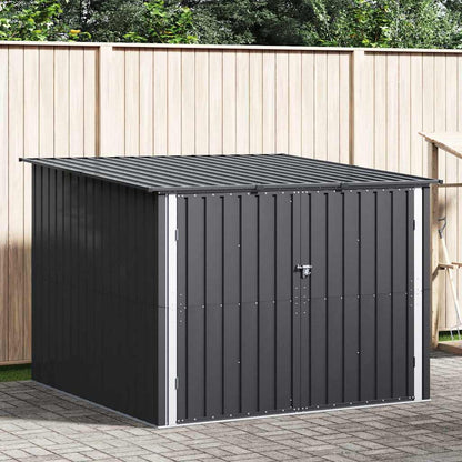 Bike Shed 3 pcs Anthracite 216 x 207 x 158 cm Metal