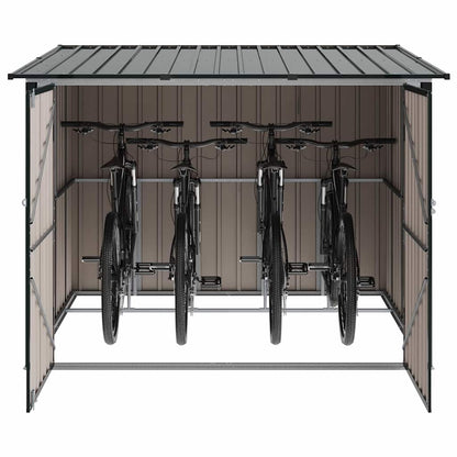 Bike Shed 3 pcs Anthracite 216 x 207 x 158 cm Metal