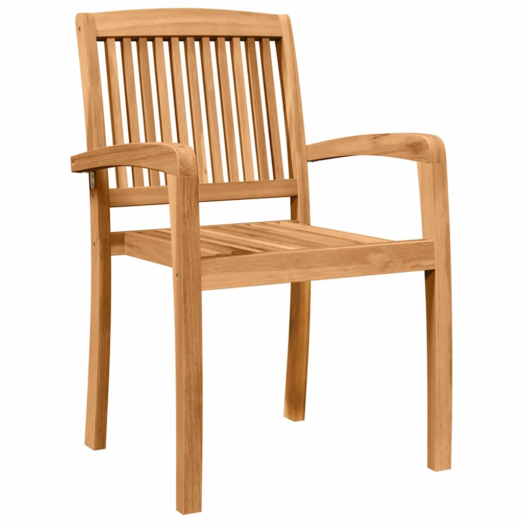 Garden Dining Set 5 pcs Natural Solid Acacia Wood