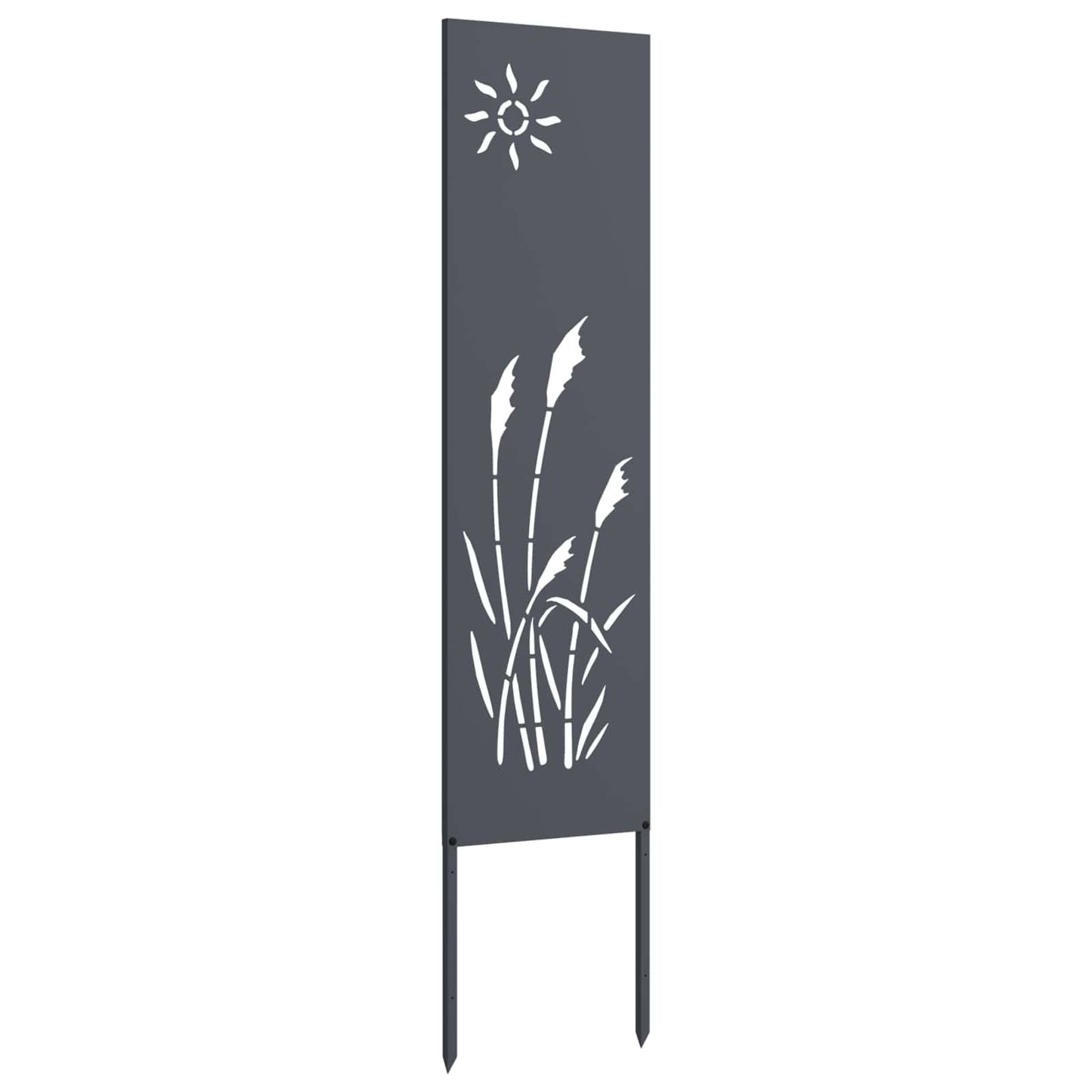 Garden Privacy Screen Anthracite 32 x 140 cm Cold-rolled steel