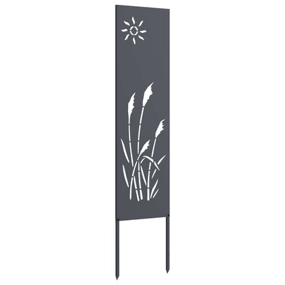 Garden Privacy Screen Anthracite 32 x 140 cm Cold-rolled steel