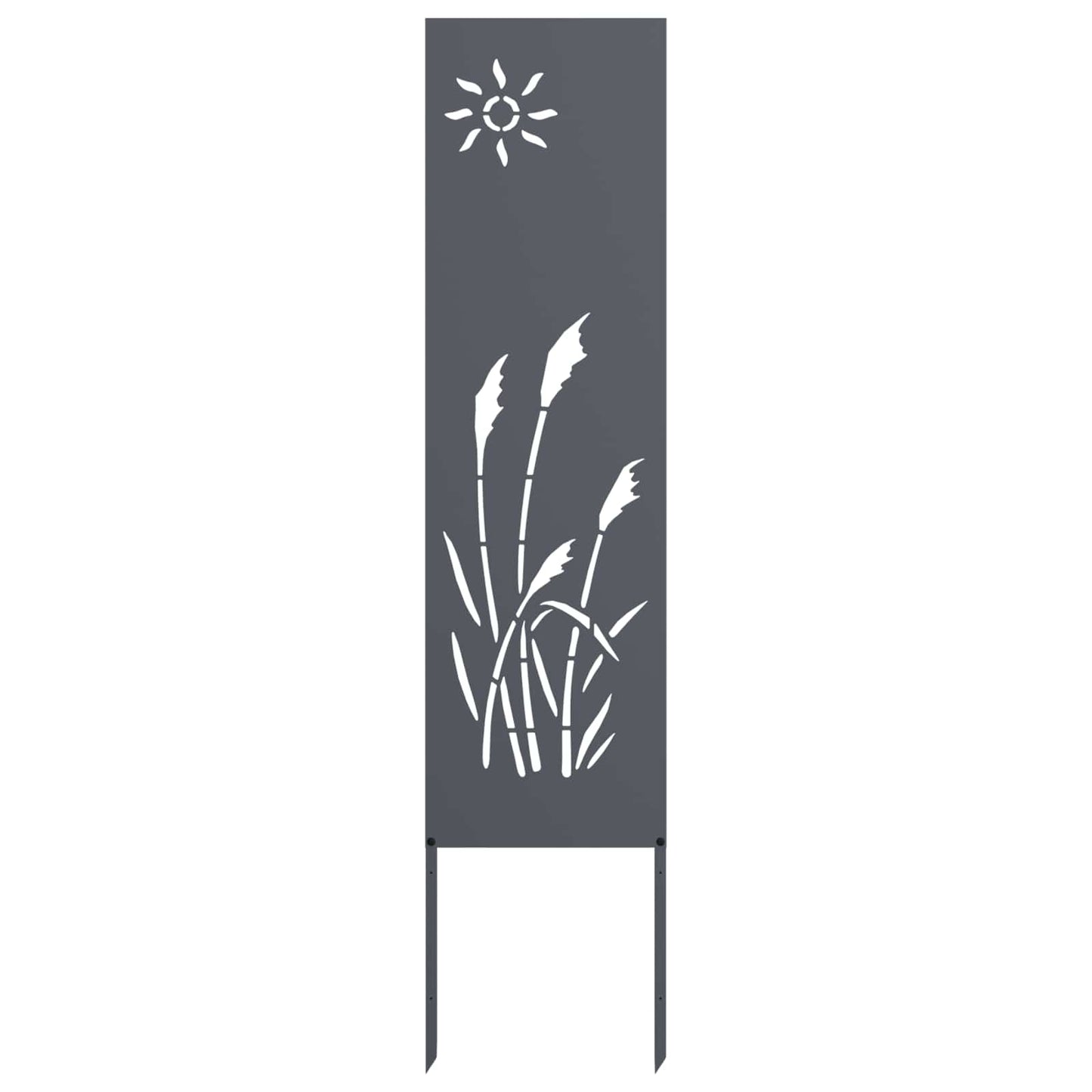 Garden Privacy Screen Anthracite 32 x 140 cm Cold-rolled steel