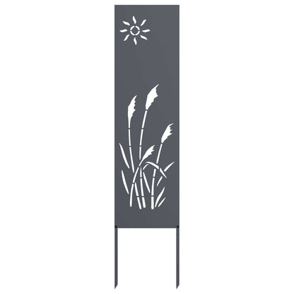 Garden Privacy Screen Anthracite 32 x 140 cm Cold-rolled steel
