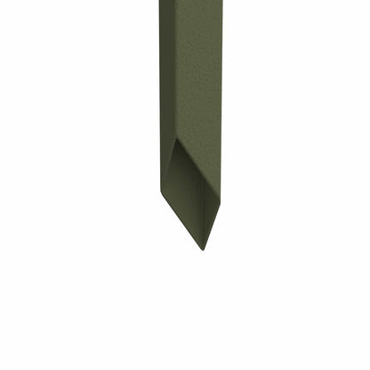 Garden Privacy Screen Olive green 32 x 140 cm Cold-rolled steel