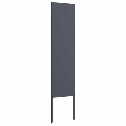 Garden Privacy Screen Anthracite 32 x 140 cm Cold-rolled steel