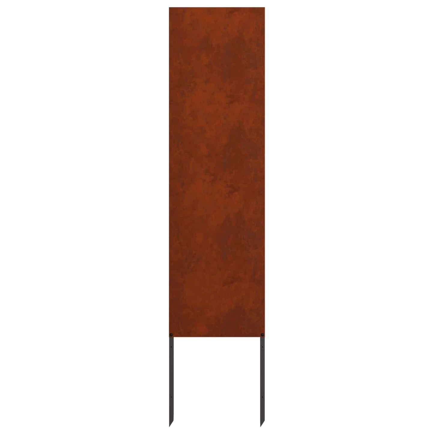 Garden Privacy Screen Rusty 32 x 140 cm Weathering steel