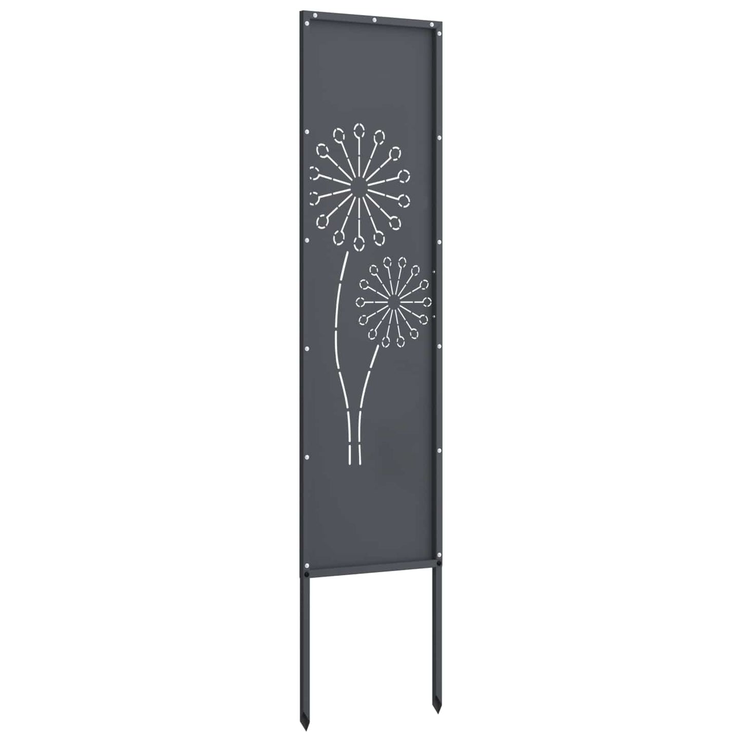 Garden Privacy Screen Anthracite 32 x 140 cm Cold-rolled steel