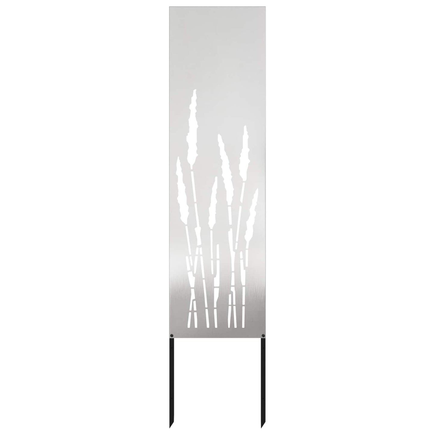 Garden Privacy Screen Silver 32 x 140 cm Stainless steel