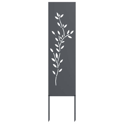 Garden Privacy Screen Anthracite 32 x 140 cm Cold-rolled steel