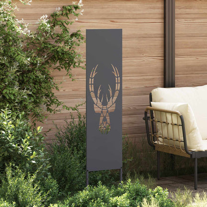 Garden Privacy Screen Anthracite 32 x 140 cm Cold-rolled steel