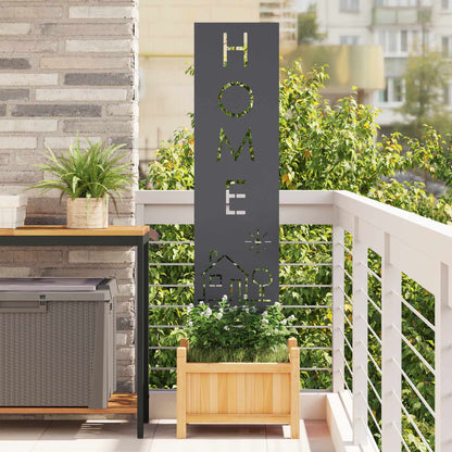 Garden Privacy Screen Anthracite 32 x 140 cm Cold-rolled steel