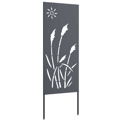 Garden Privacy Screen Anthracite 50 x 140 cm Cold-rolled steel