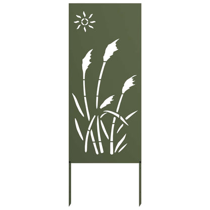Garden Privacy Screen Olive green 50 x 140 cm Cold-rolled steel