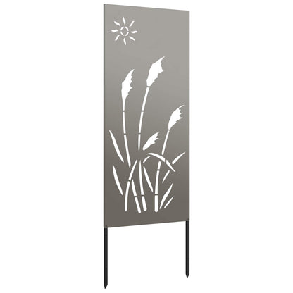 Garden Privacy Screen Rusty 50 x 140 cm Weathering Steel