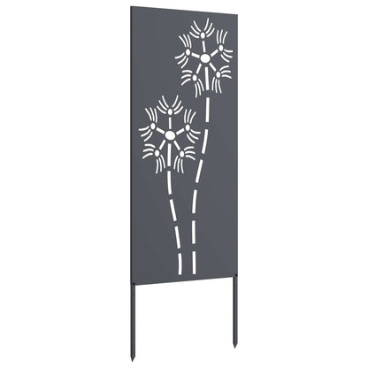 Garden Privacy Screen Anthracite 50 x 140 cm Cold-rolled steel