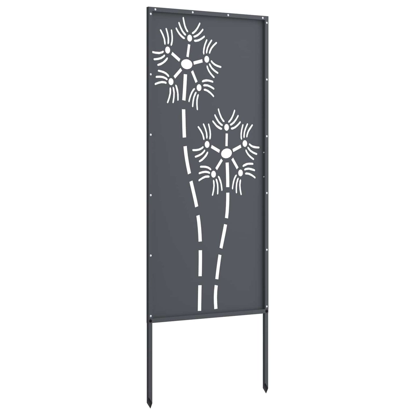Garden Privacy Screen Anthracite 50 x 140 cm Cold-rolled steel