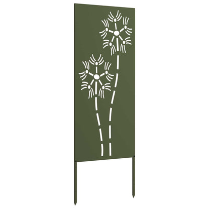 Garden Privacy Screen Olive green 50 x 140 cm Cold-rolled steel