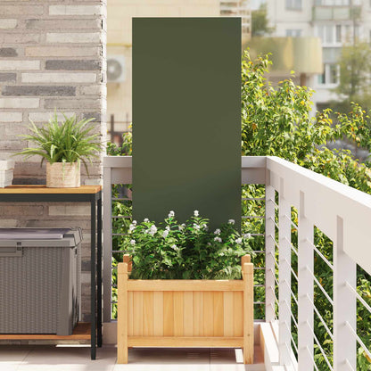 Garden Privacy Screen Olive green 50 x 140 cm Cold-rolled steel