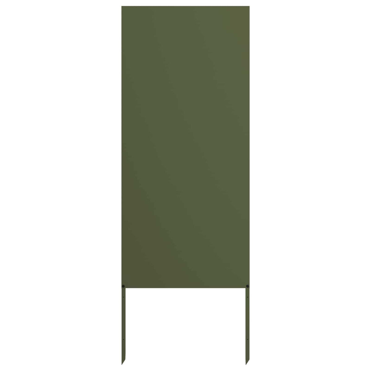 Garden Privacy Screen Olive green 50 x 140 cm Cold-rolled steel