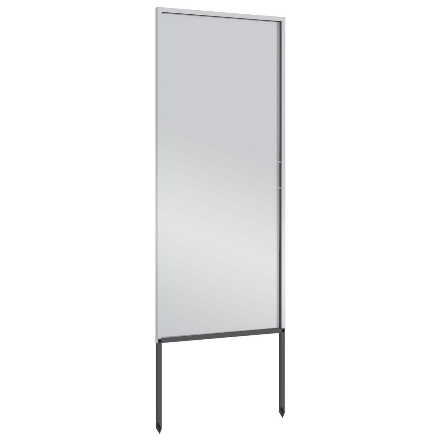 Garden Privacy Screen Silver 50 x 140 cm Galvanised steel