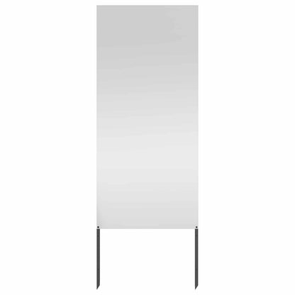 Garden Privacy Screen Silver 50 x 140 cm Galvanised steel