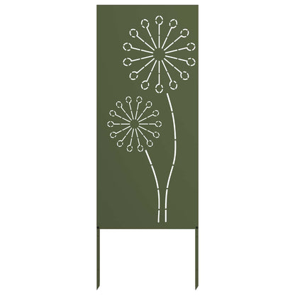 Garden Privacy Screen Olive green 50 x 140 cm Cold-rolled steel
