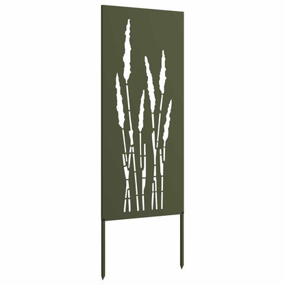 Garden Privacy Screen Olive green 50 x 140 cm Cold-rolled steel